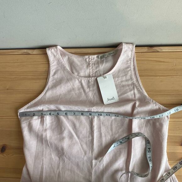 Arienti Women's Tessa Linen Blend Dress Pink US 8 UK 10 - Picture 9 of 10